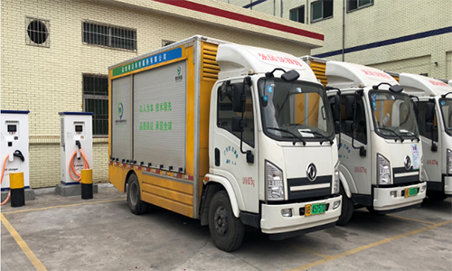 东莞科技园区直流桩与补电车充电系统项目